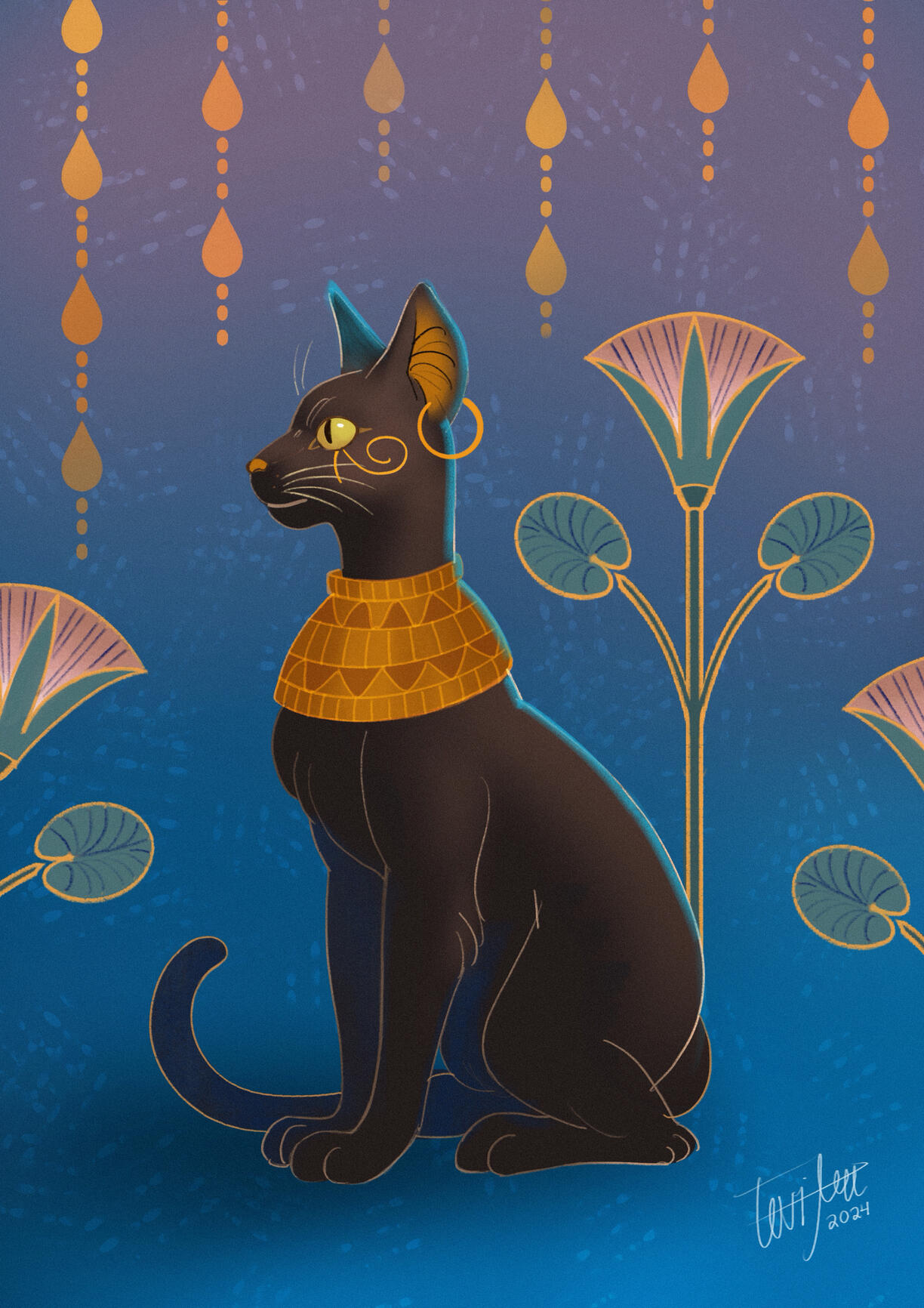 Full render, full body, mildly complex bg